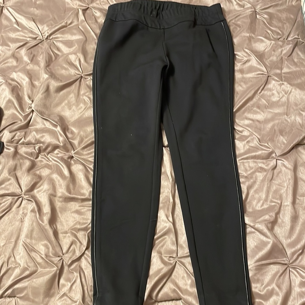 NEW J.Jill Faux Leather Ponte Leggings Size Small, or Small Tall